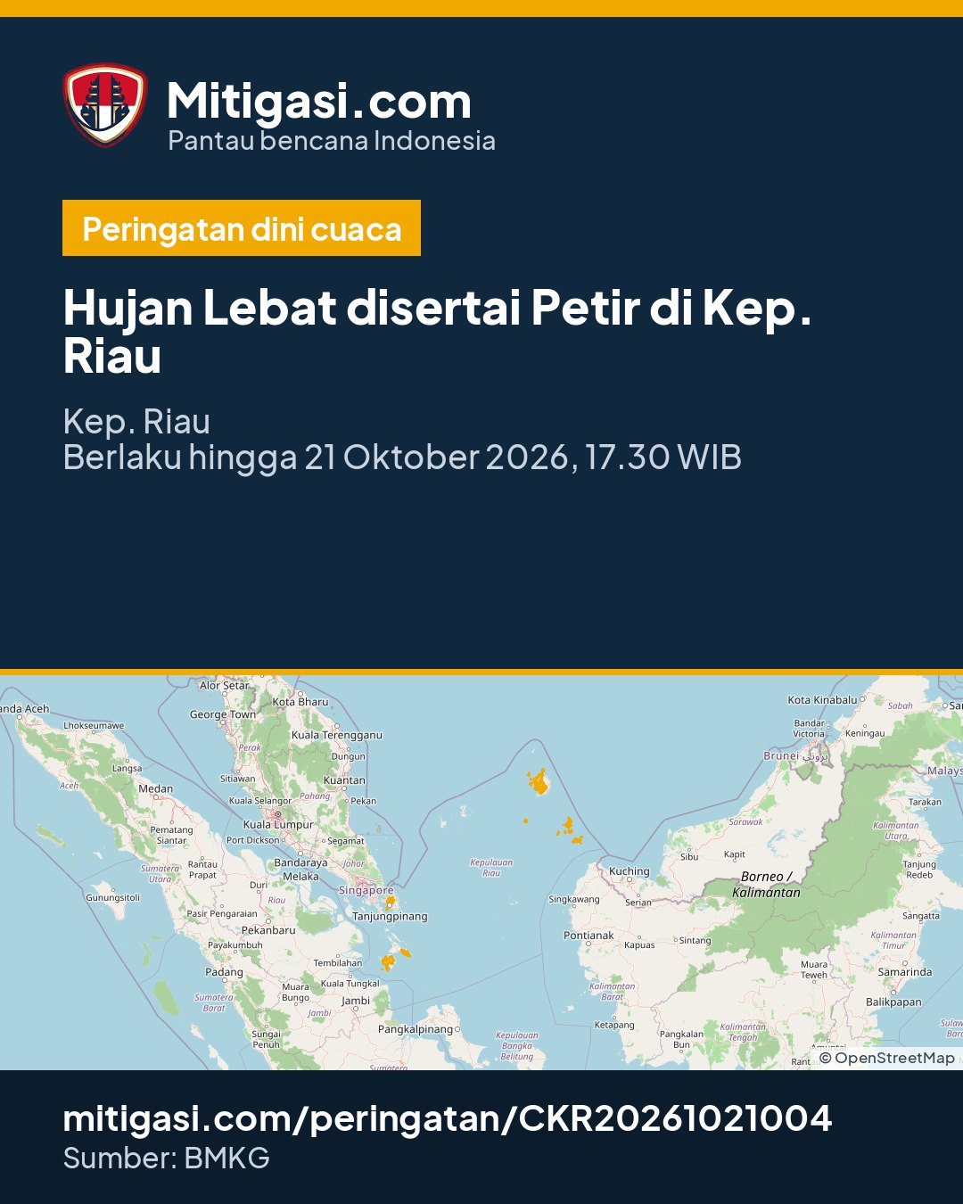 Gambar info untuk dibagikan