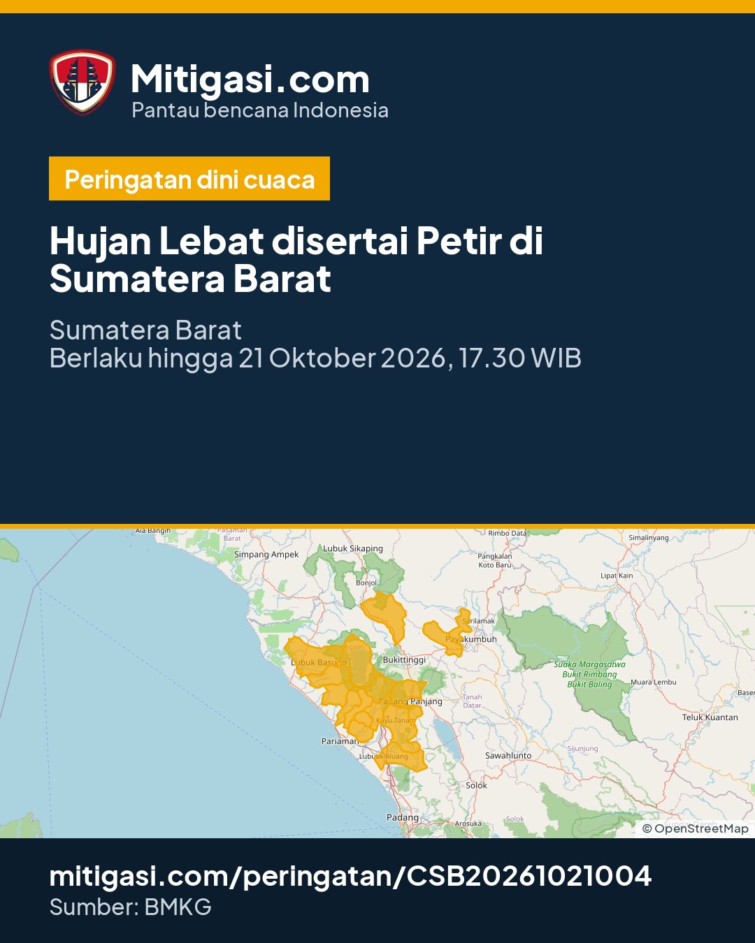 Gambar info untuk dibagikan
