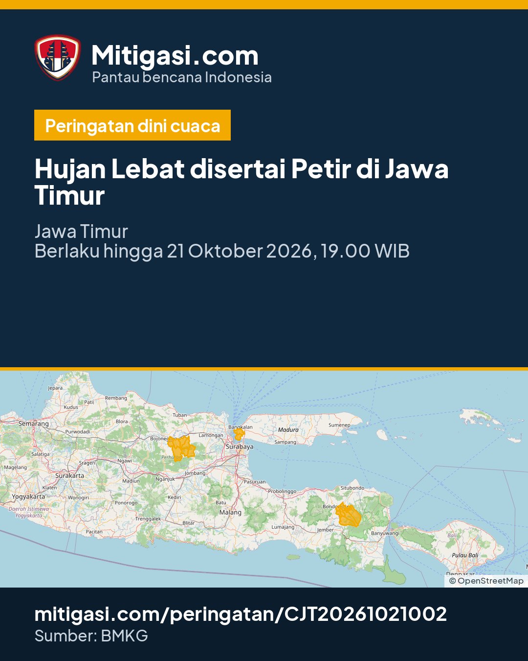 Gambar info untuk dibagikan