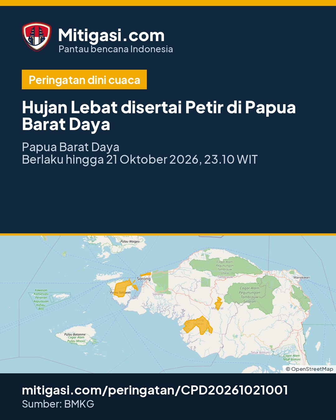Gambar info untuk dibagikan